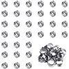 Wokape 50 fascette stringitubo a orecchio singolo 10,3-12,8 mm, in acciaio inox 304 PEX Pinch Morsetti Cinch Anelli Strumento di crimpatura Stepless Fascetta per il fissaggio di tubi e automobilistici
