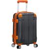 Rockland Trolley da trasporto espandibile da 50,8 cm, Grigio, Carry-On 20-Inch, London Hardside Spinner Wheel Bagaglio
