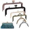 Luccyle 6PCS Telaio in Metallo della Borsa, Chiusure per Borse Clic Clac, Chiusure Portamonete in Metallo,Cornice con Chiusura A Bacio,Chiusure Portamonete, per DIY Borse Portamonete mestiere retrò Pochette