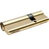 MICEL - 13091 - Cilindro di sicurezza, profilo europeo, con camma lunga, decentrato 30 x 70, con chiavi, finitura in ottone, colore oro, 100 x 17 x 33 mm