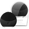 Foreo Luna Mini 2 Spazzola Pulizia Viso, Compatta, Massaggio Viso Hi-Tech, per Tutti i Tipi di Pelle, Ultraigienico, Pulizia Semplice, Detergente Viso Hi-Tech in Silicone, Midnight