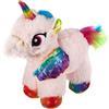 Joy Toy 52272-Peluche a forma di unicorno, 20 cm, in sacchetto magico con paillette, 13 x 25 x 20 cm, peluche, Multicolore, 52272