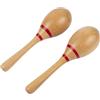 Musfunny Maracas Shakers Strumenti Musicali: Maracas in legno con manico - Percussioni Shaker Regalo di compleanno Ktv Party Dance Live Performance