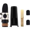 OriGlam Kit bocchino per clarinetto, include bocchino per clarinetto, legatura per clarinetto, tappo in plastica, ance per clarinetto in Sib forza 2,5, cuscini di ricambio per strumenti musicali