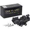 Goetland 4x32 Ottica per Carabina Aria Compressa Cannocchiale da Puntamento Pistola Verde Punto Rosso Red Dot Sight Reflex Sight BDC SFP 20mm
