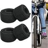 CHONGQILAO 2 Pezzi Clip per Pantaloni da Bicicletta, Mollette per Pantaloni per Bicicletta, Cinghie Elastiche Antiscivolo per Pantaloni, Fascia Braccio per Ciclismo, Jogging, Escursionismo, Alpinismo