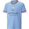 Manchester City PUMA Manchester City Maglia Gara Home 2022/23 - Bambino Squadra Azzurra Dimensioni: 116