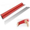 SGZQKZ Spatola da 40 cm per Stucco Muro, Attrezzi per Cartongesso e Rasatura, Cazzuola per Stucco, Attrezzi Muratore, Dotata di Lama Sostituibile
