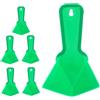 NUOBESTY 6 Pezzi Corna Yin e Yang Spatola Per Piastrelle Spatola Di Plastica Spatola Per Malta Strumento Spatola Strumenti Per Raschiare Gli Angoli Strumenti D'angolo Pvc Green