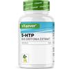 Vit4ever 5-HTP - 180 capsule - 100 mg di 5-HTP da estratto naturale di Griffonia Simplicifolia - 30% di 5-HTP contenuto nei semi - stimolante dell'umore - puramente a base vegetale - vegano