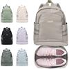 BJLFS Zaino da viaggio grande da donna, zaino da viaggio pieghevole per laptop Zaino sportivo da esterno impermeabile Zaino da scuola casual, Zaino da palestra impacchettabile con scomparto per scarpe