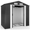 GARDEBRUK® Capanno da Giardino XL 2m² Fondamenta 200x135x190cm Porta Scorrevole Rimessa per Attrezzi da Esterno 4m³