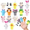 Ainiv 20pz Marionette da Dita, Burattini di Peluche per bambino, Egali da dito per Compleanno, Natale, Pasqua e Feste