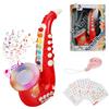 Coikes Sassofono Giocattolo per Bambini Sassofono in Plastica 8 Note Portatile Musicali Giocattolo Educativo Precoce Sassofono Giocattolo Musicale per Piccoli Ragazzi Ragazze Bambini, Rosso (Rosso)