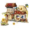 QLT QIAOLETONG MOC Creative STEM - Set di 1242 mattoncini da costruzione, giocattolo giapponese per ragazze da 6 a 12 modelli, 1242 pezzi di mattoncini a morsetto (non compatibili con le marche comuni)