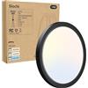 slochi Plafoniera LED Soffitto, 3000K/4000K/6500K IP44 Impermeabile Lampada da Soffitto, 1500LM 15W Plafoniera Bagno per camera da letto, Cucina, Soggiorno, Balcone, Ø18cm