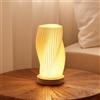 Dawnwake Lampada da Tavolo Comodino, Abat Jour da Comodino LED, Llluminazione Calda e Accogliente, Lampada Moderna Vintage Boho di Metà Secolo, Cool Unique Funky Desk Lamp (Medio, Spaghetti)