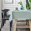 Chickwin Plaid Tovaglia in PVC, Rettangolare Plastificata Antimacchia Facile da Pulire Quadrato Tovaglie da Tavola Copertura di Protezione Tovaglia Cucina Giardino Picnic (120x180cm,Lago Verde)