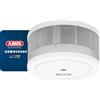 ABUS Mini Rilevatore di Fumo GRWM30600 con Batteria da 10 Anni - Certificato Q-Label & DIN EN14604 - Allarme 85 dB - per Ambienti Domestici, Roulotte e Camper - Bianco