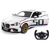 JAMARA BMW 3.0 CSL 1:14, porta manuale da 2,4 GHz, licenza ufficiale, interno dettagliato, verniciatura fedele, parabrezza trasparente, luce LED, auto RC