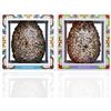 Aromataste Uova di Pasqua Artigianali | Cioccolato Fondente 52% e Cioccolato Extra Fondente 75% | Nocciole di Giffoni | Confezione Regalo | 2x300g