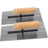 NUOBESTY 2 Pezzi cazzuola spatola per stucco frattazzo per finitura in cemento spatola piatta strumento concreto strumento per intonacare il muro a secco spatola elettrica Di legno Silver