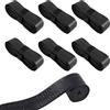 IUHRIE 6 pezzi di nastro per racchette da tennis, badminton, accessori, antiscivolo overgrip per racchetta da volano, racchetta da squash, nastro autoadesivo, antiscivolo per mani