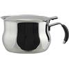 ILSA Caffettiera Omnia, Induzione, Acciaio Inox 18/10, Manico in Silicone, Capacità 20 cl, Tazze 2