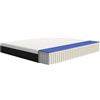 Emma Hybrid II - Materasso in memory foam e molle insacchettate, 140 x 200 cm, altezza 25 cm, durezza media (H7), supporto di precisione a 7 zone, ergonomico, ultra traspirante, resistente, lavabile
