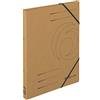 Herlitz 50032082 - Raccoglitore ad anelli formato A4, 2 anelli, larghezza dorso 25 mm, altezza 14 mm, 5 pezzi, colore: Marrone