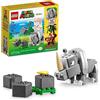LEGO Set Super Mario 71420 - Set di Expansao Rambi o rinoceronte, 106 Peças