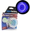 YOYO FACTORY YoyoFactory SPINSTAR LED Yo-Yo - Blu (Illuminare Yoyo, Grande per i Principianti, Corda e Istruzioni Incluse)