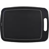 Zyliss E910066 Tagliere in Fibra di Legno Grande, 44,5cm x 33cm, Legno Riciclato, Nero, Tagliere per Cucina con Scanalatura per Succhi, Lavabili in Lavastoviglie