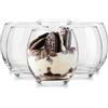 Glasmark KROSNO 1992 Tazze Da Dessert 6 Pezzi In Vetro Trasparente Coppe Da Gelato Dolci Frutta 350 ml