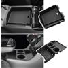BIBIBO Contenitore per console centrale compatibile con H-yundai Tucson NX4 2025 2026 (elettronico automatico), organizer con tappetino antiscivolo, Tucson NX4, accessorio per bracciolo auto