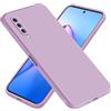 EASSGU Custodia per Samsung Galaxy A70 (6.7 Inches), Cover Morbida in Silicone TPU - Erba Viola