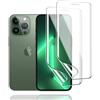 KoasVonson 2 Pezzi Pellicola Protettiva Idrogel per iPhone 13 iPhone 13 Pro, TPU Pellicola Protettiva HD Trasparente Flessibile Idrogel Pellicola, Anti-Graffio