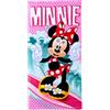 CARTOON Telo mare Disney asciugamano Minnie surfista in costume piscina spiaggia in microfibra per bambine 140 x 70 cm