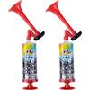Xiuyer Tromba da Stadio, Trombetta da Stadio, Trombetta, 2 PCS Loud Handheld Air Horn Clacson a Gas Tromba, Air Horn per Partite di Calcio, Eventi Sportivi, Nautica, Celebrazioni, Festa di Compleanno