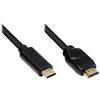Good Connections Cavo adattatore - USB-C maschio a HDMI 2.0 - 4K / UHD @60Hz - Scala in rame - 10 m - Nero