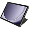 Samsung Book Cover Custodia a libro con cavalletto posizionabile doppia visualizzazione per Galaxy Tab A9+, Black