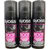 Schwarzkopf Syoss Root Retoucher, 120 ml, nero, confezione da 3