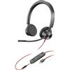 Poly Headset Blackwire C3325 Stereo USB-C/A & 3,5 mm