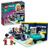 LEGO Friends La Cameretta di Nova, Camera da Letto a Tema Videogiochi, Giochi per Bambini dai 6 Anni da Collezione con Personaggi 2023 Zac e Cane Pickle, Piccolo Regalo 41755