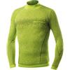 Biotex Lupetto 3D per Ciclismo e Running, Intimo Tecnico Sportivo con Lavorazione 3D Termica, Maglia a Manica Lunga a Collo Alto, Verde Acido, Taglia II (M/L)