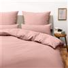 Blumtal Copripiumino Matrimoniale 250x200 e Federe 50x80 - Set di Lenzuola in Microfibra Extra Morbida certificata Oeko-Tex, Set Copripiumino Matrimoniale con 2 Federe - 3 Pezzi - Rosa