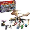 LEGO NINJAGO Egalt il Drago Maestro, Giocattolo Ninja con Action Figure Snodabil