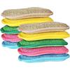 Mis.Moon 10 Pezzi Spugne Cucina Lavabili, Spugne per Piatti Riutilizzabili, Spugnette Cucina Microfibra, Doppia Faccia, Spugna Antigraffio per Forno Pentole Padelle Stoviglie