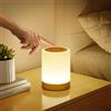 FOMYHEARD Lampada da Comodino Senza Fili Touch Dimmerabile, 5 Modalità 256 RGB e Blanco Cálido Luce Notturna Bambini Neonato, Lampade da Tavolo Ricaricabili USB con Timer, LED Lampada Camera da Letto