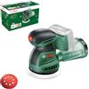 Bosch Levigatrice rotoorbitale a batteria EasyOrbit 18V-10 (Levigatura su superfici in legno, laccate e verniciate di piccole e medie dimensioni; diametro: 125 mm; 18 Volt System; senza batteria)